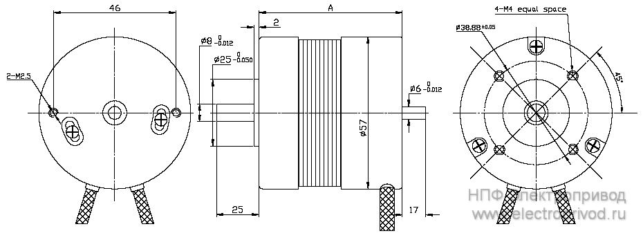 Размеры FL57BL