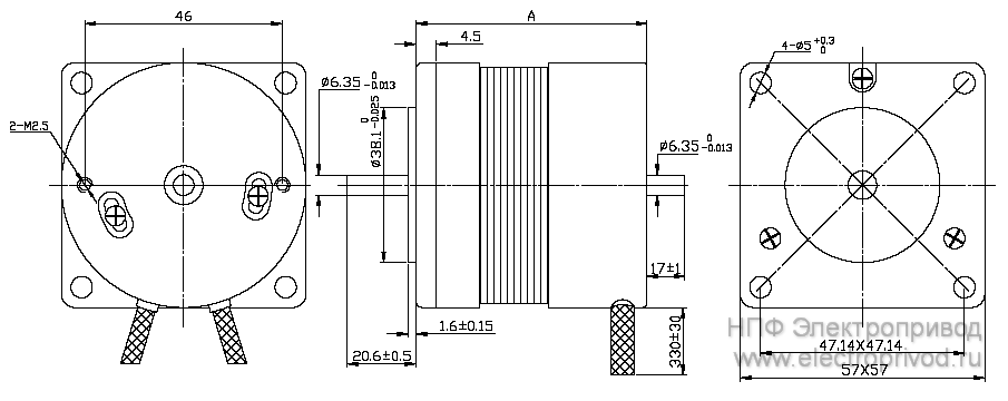 Размеры FL57BLS